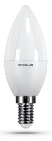 LED лампочка Ergolux LED-C35-7W-E14-4K