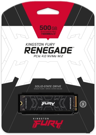 Диск SSD M.2 PCI-E 500Gb Kingston Fury Renegade, SFYRS/500G