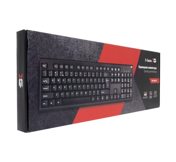 Клавиатура XG XK-100UB, USB, Black