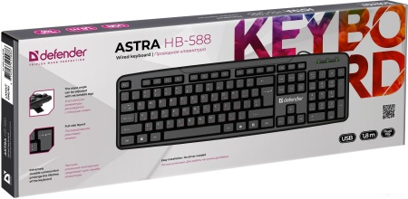 Клавиатура Defender Astra HB-588 USB