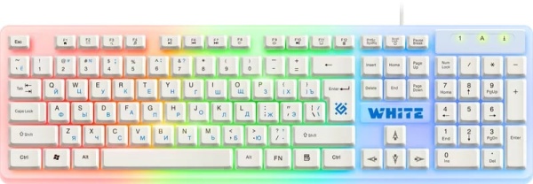 Клавиатура Defender White GK-172 RGB, USB