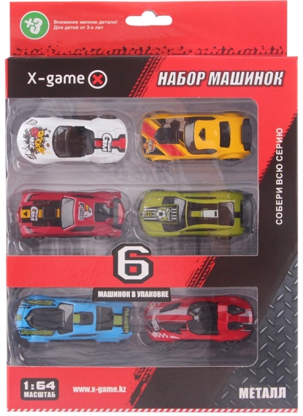 Набор машинок X-Game XGCM6D