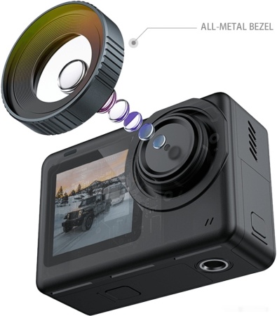 Экшн-камера Sjcam SJ10 Pro Dual Screen, Black