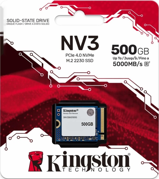 Диск SSD M.2 PCI-E 500GB Kingston NV3, SNV3SM3/500G