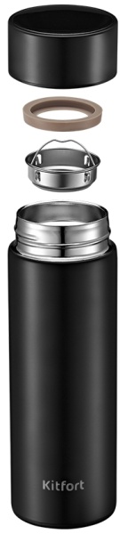 Термос Kitfort КТ-1220, чёрный
