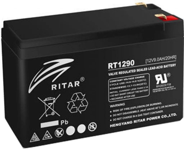 Батарея Ritar RT1290, 12V/9Ah, 151х65х100