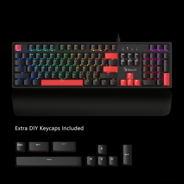 Клавиатура A4Tech Bloody S515R Fire Black