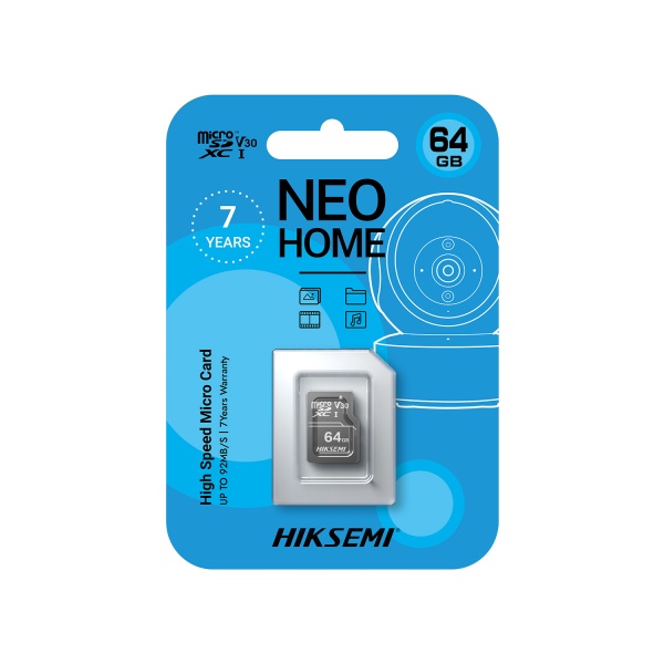 Карта памяти microSDXC 64Gb Hiksemi Neo Home, HS-TF-D1/64G