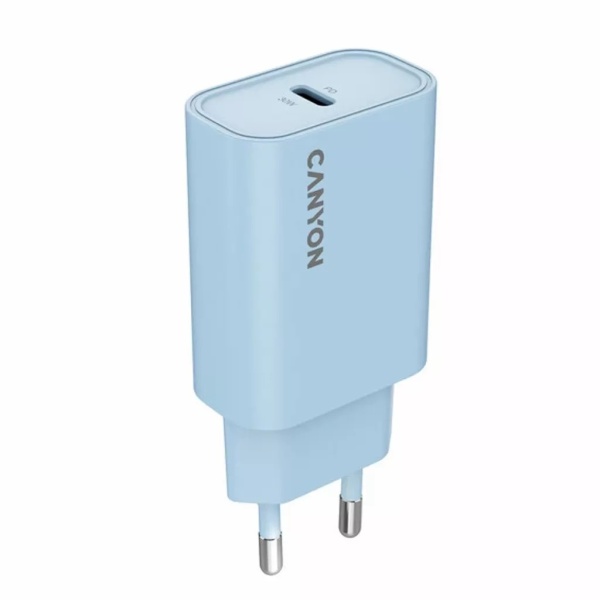 Зарядное устройство Canyon Wall Charger OnCharge 30CL Light Blue, CNE-CHA30CLLBL