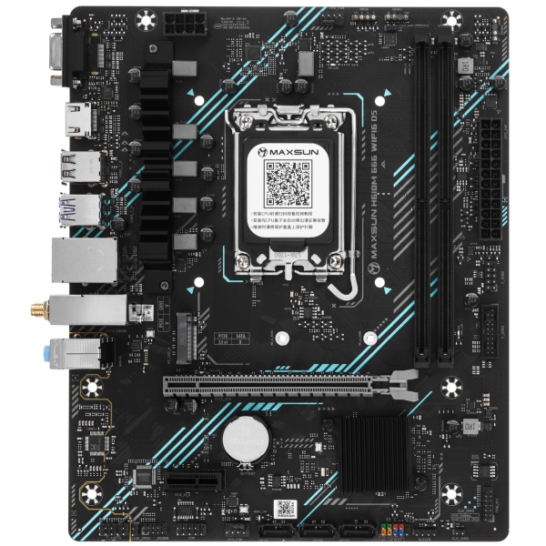 Материнская плата MaxSun MS-H610M 666 WIFI6 D5