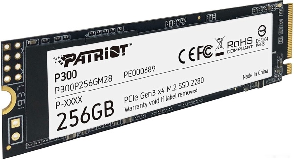 Диск SSD M.2 PCI-E 256Gb Patriot P300, P300P256GM28