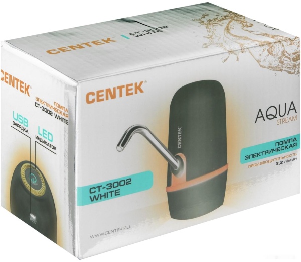 Помпа электрическая Centek CT-3002, White
