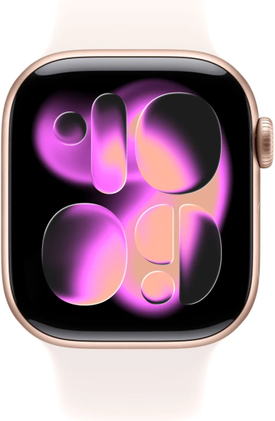 Смарт часы Apple Watch Series 11 GPS 42mm Rose Gold Aluminium Case with Light Blush Sport Band - S/M, A3331 MEU04RK/A
