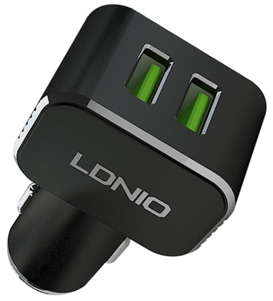 Автомобильное зарядное LDNIO C306 Lightning
