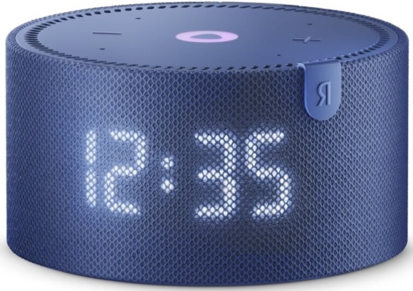 Умная колонка Яндекс Станция Мини с часами Синий сапфир, YNDX-00020B