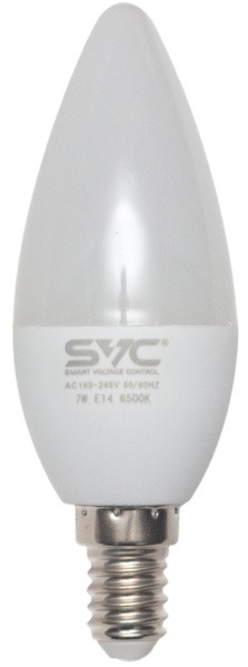 Лампочка SVC LED C35-7W-E14-6500K