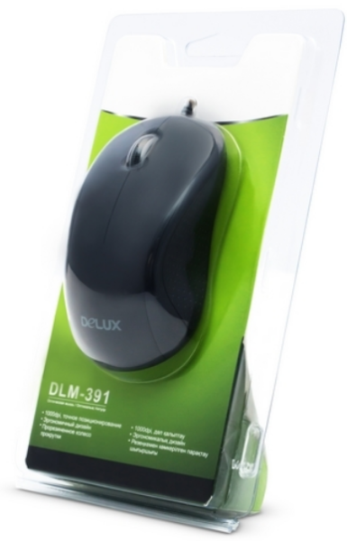 Мышь Delux DLM-391OUB, Black