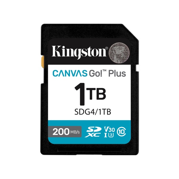 Карта памяти SD 1TB Kingston Canvas Go! Plus, SDG4/1TB