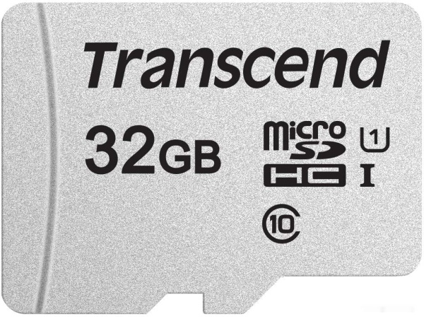 Карта памяти microSDHC 32Gb Transcend 300S, TS32GUSD300S