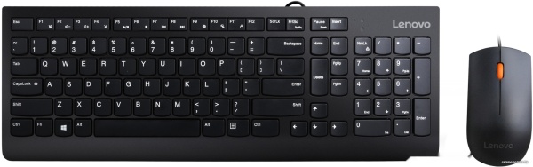 Клавиатура + мышь Lenovo Essential Wired Combo, 4X30L79912