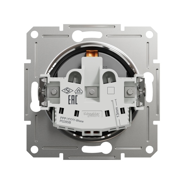 Розетка Schneider Electric SE EPH2900171 Asfora механизм антрацит