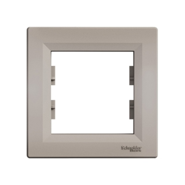 Рамка Schneider Electric EPH5800169 Asfora 1 постовая бронза