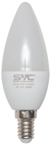 Лампочка SVC LED C35-7W-E14-4200K