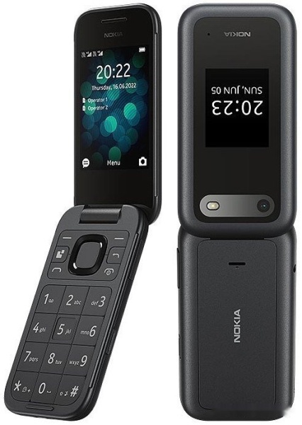 Мобильный телефон NOKIA 2660 TA-1469 DS Black, 1GF011PPA1A01 Мобильный телефон NOKIA 2660 TA-1469 DS Black, 1GF011PPA1A01