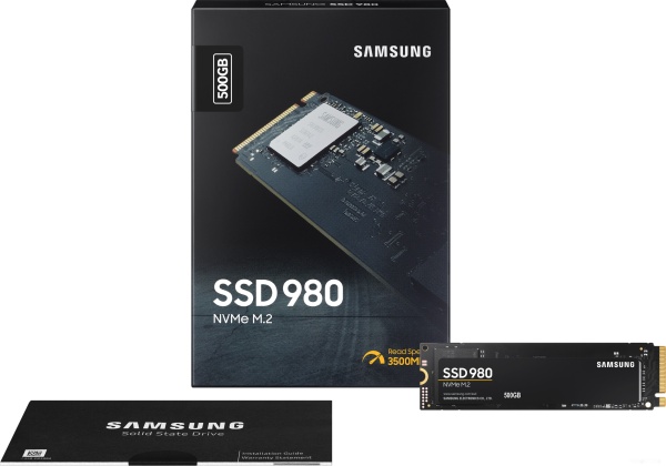 Диск SSD M.2 PCI-E 500GB Samsung 980, MZ-V8V500BW