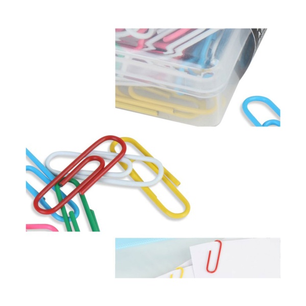 Скрепки металлические никелированные Comix B3507 29mm (100 скрепок)