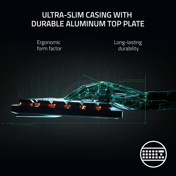 Клавиатура Razer DeathStalker V2 Pro Ru, RZ03-04360800-R3R1