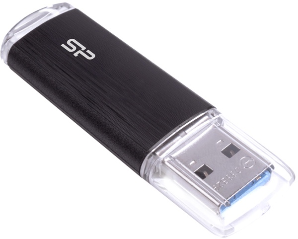USB flash 256GB Silicon Power, Blaze B02, USB 3.2, Black, SP256GBUF3B02V1K