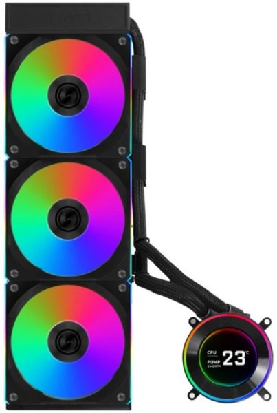 СВО для процессора Lian Li Hydroshift ll LCD-C 360CL Black, G89.GHS2LCD36RB.00