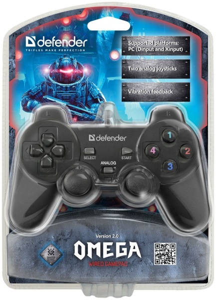 Геймпад Defender Omega, USB, 64247