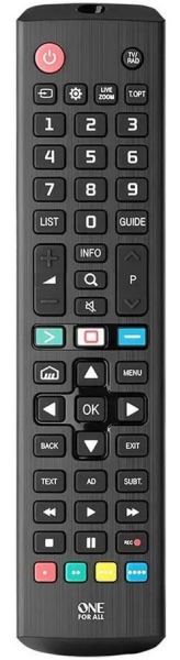Пульт управления One For All URC4911 для телевизоров LG