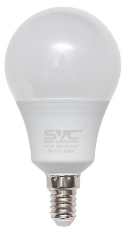 Лампочка SVC G45-7W-E14-6500K