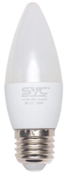 Лампочка SVC LED C35-9W-E27-3000K