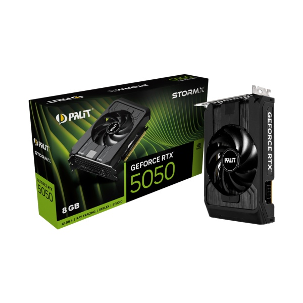 Видеокарта PALIT RTX 5050 STORMX 8G, NE65050019P1-GB2070F