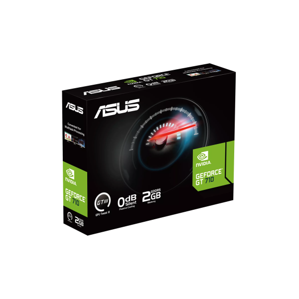 Видеокарта ASUS GT 710 2GB GDDR5 EVO, GT710-SL-2GD5-BRK-EVO