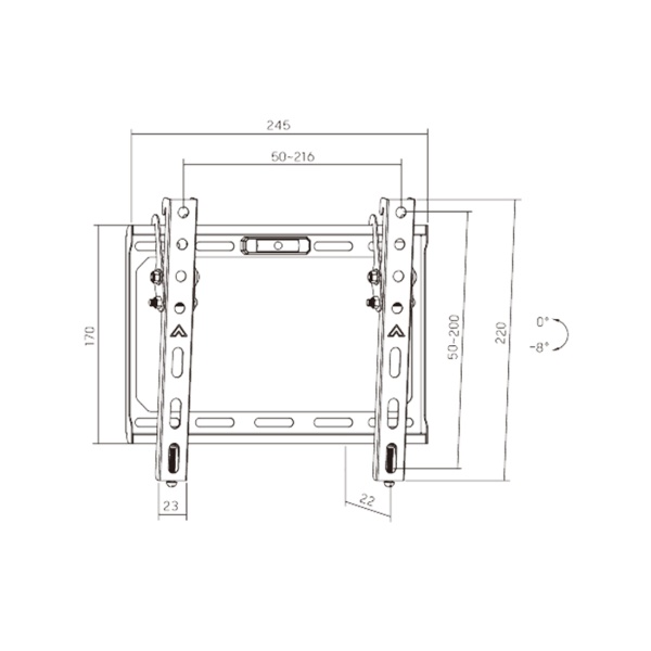 Кронштейн для ТВ и мониторов XG W-1343T