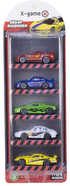 Набор машинок X-Game XGCM5A