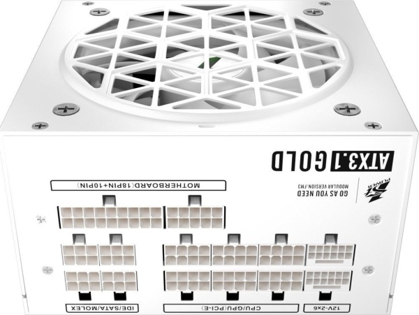 Блок питания 1stPlayer NGDP 1000W White Gold, HA-1000BA4 WHITE