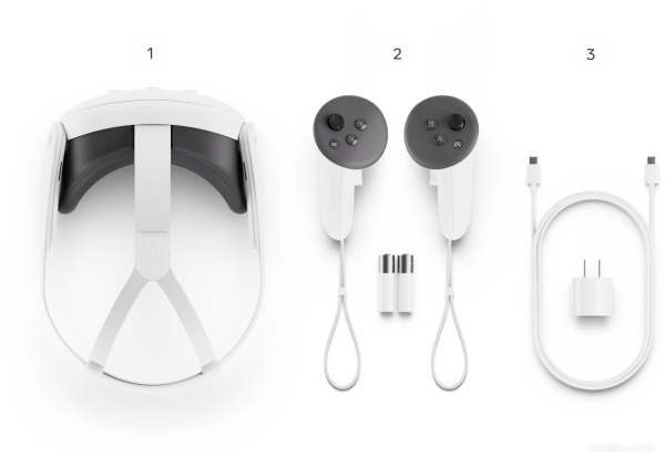 Очки виртуальной реальности Meta Quest 3 512GB, 8990059401