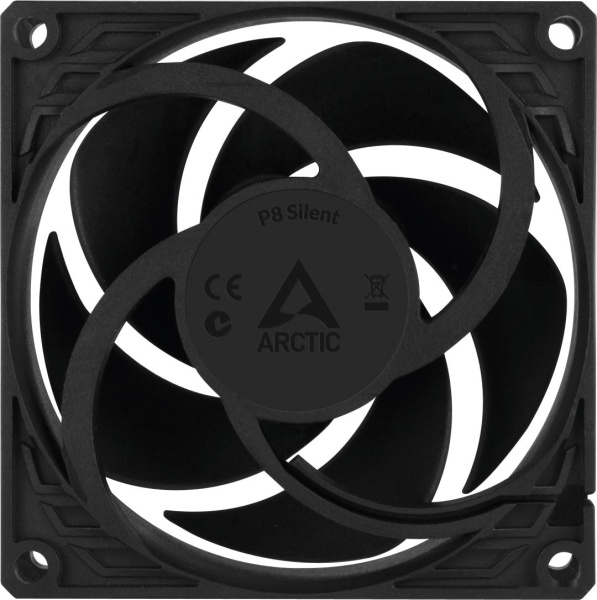 Вентилятор для корпуса Arctic P8 Silent Black, ACFAN00152A