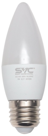 Лампочка SVC LED C35-7W-E27-6500K