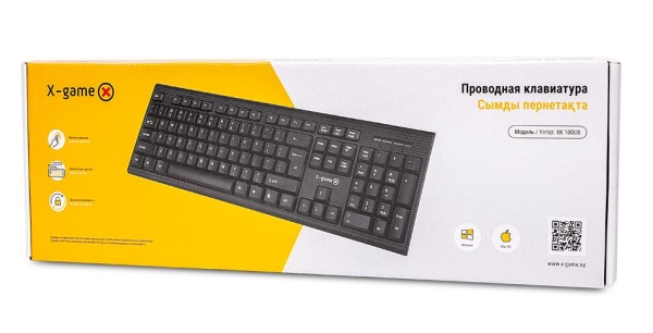 Клавиатура XG XK-100UB, USB, Black
