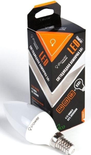 LED Лампочка iPower, Premium, IPPB5W2700KE14