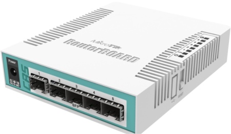 Коммутатор MikroTik RouterBOARD, CRS106-1C-5S