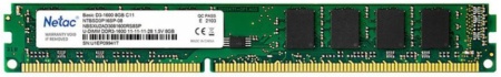 Оперативная память DDR3 1600/8Gb Netac Basic, NTBSD3P16SP-08