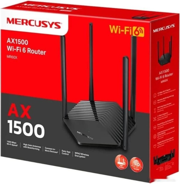 Маршрутизатор Mercusys MR60X
